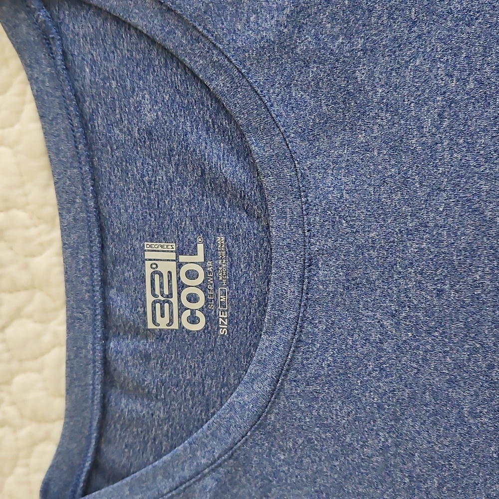 32 Degrees Cool Ultra Soft Sleepwear Royal Blue Heather NWOT - Picture 4 of 6